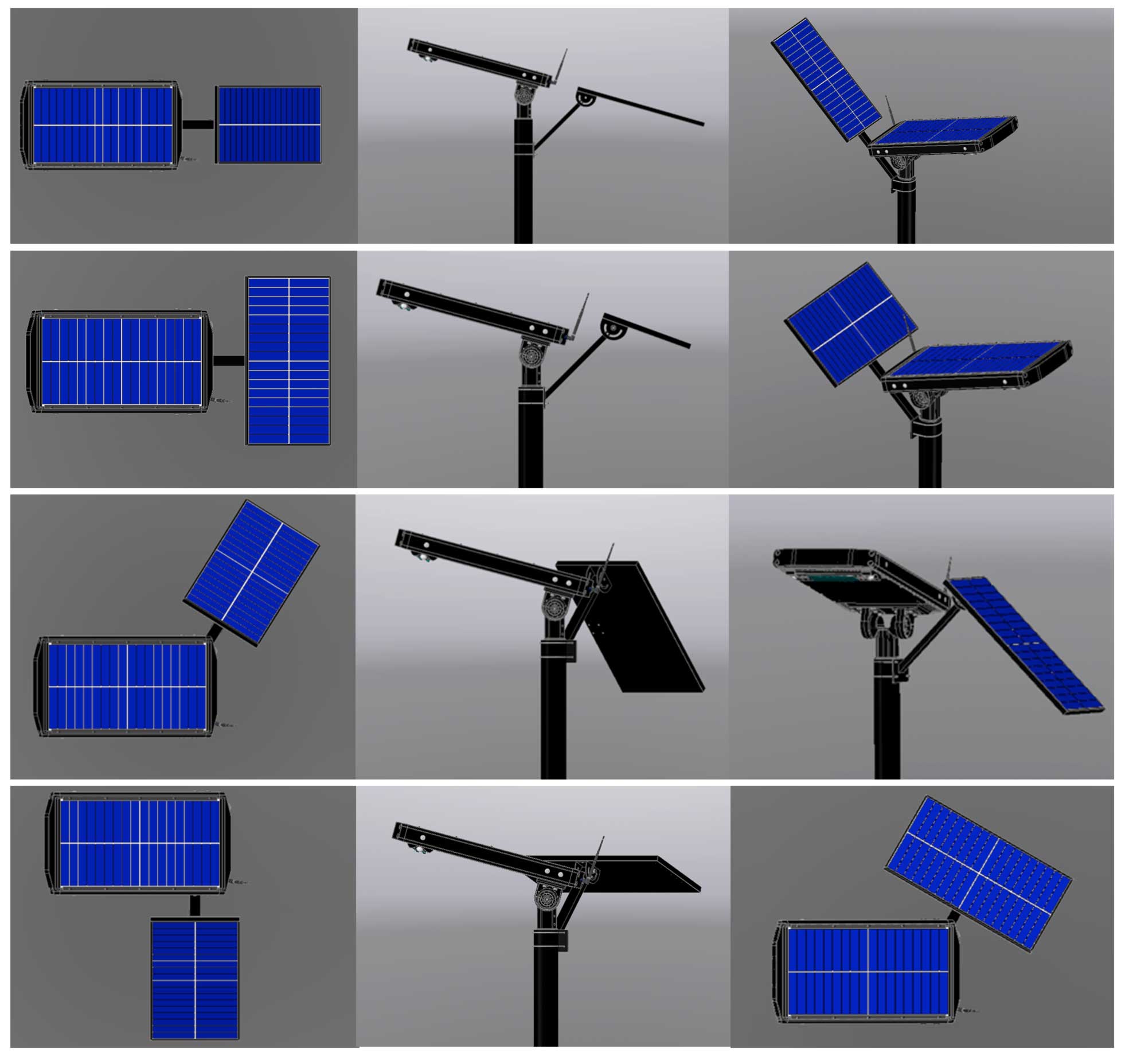external solatr panel mounting options